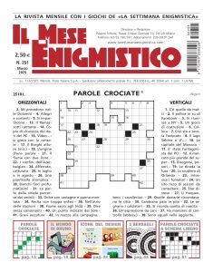 Il Mese Enigmistico N.251 – Marzo 2025