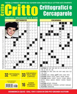 Crittografici & Cercaparole N.32 – Aprile-Maggio 2025