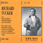 Richard Tucker: Recital (recordings of 1950-1962) (Operatic Scenes by Giuseppe Verdi, Giacomo Puccini, Jules Massenet) (1996) FLAC