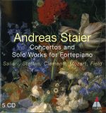 Andreas Staier – Concertos & Solo Works for Fortepiano (Antonio Salieri, Joseph Anton Steffan, Muzio Clementi, W. A. Mozart, John Field) – Andreas Staier, Concerto Koln, David Stern (5 CD) (2007) FLAC