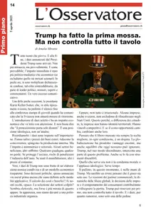 L’Osservatore – 5 Aprile 2025