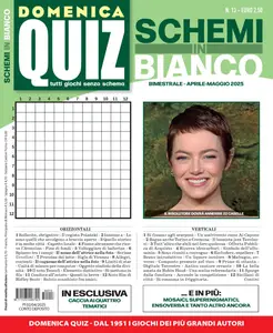 Domenica Quiz Schemi in Bianco N.13 – Aprile-Maggio 2025