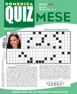 Domenica Quiz Mese N.352 – Aprile 2025 [True PDF]