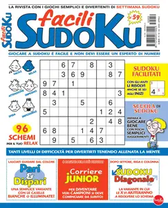 Facili Sudoku N.59 – Aprile 2025 [versione migliorata]