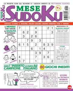 Settimana Sudoku Mese N.74 – Aprile 2025