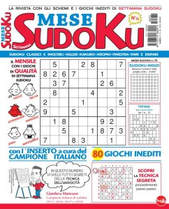 Settimana Sudoku Mese N.75 – Maggio 2025