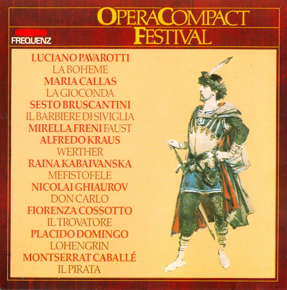 Opera Compact Festival 3 (Puccini, Ponchielli, Rossini, Gounod, Massenet, Boito, Verdi, Wagner, Bellini) (1988) APE lossless