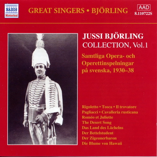 Great Singers – Bjorling: Bjorling Collection, Vol. 1-4 (Jussi Björling • rec. 1929-1951) audio restoration by Stefan Lindstrom [4 CDs] (2000-2004) APE lossless