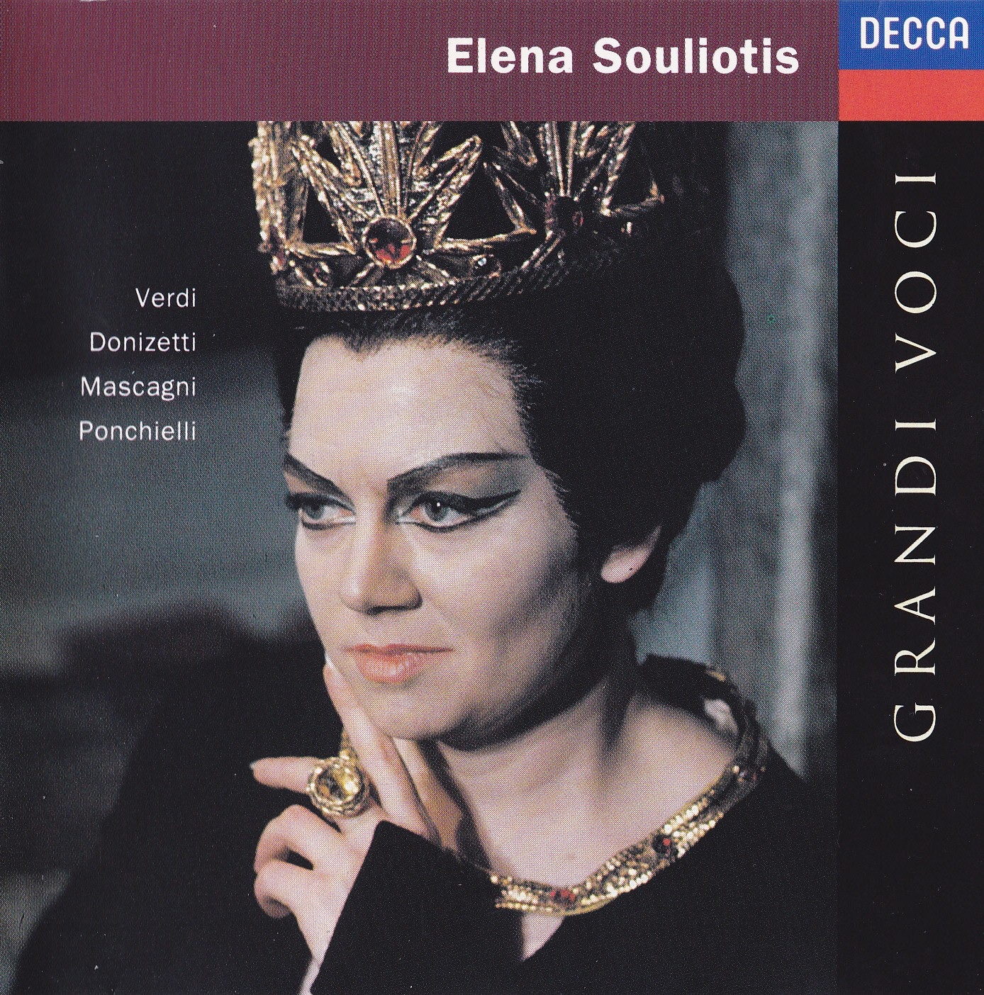 Grandi Voci: Elena Souliotis sings Verdi, Donizetti, Mascagni, Ponchielli (with WO & Gardelli, OOR & Fabritiis, OR & Varviso) (1993) FLAC