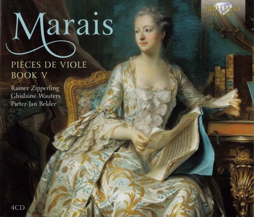 Marin Marais – Pieces de viole. Book V (Rainer Zipperling, Ghislaine Wauters, Pieter-Jan Belder) [4 CD’s] (2014) FLAC