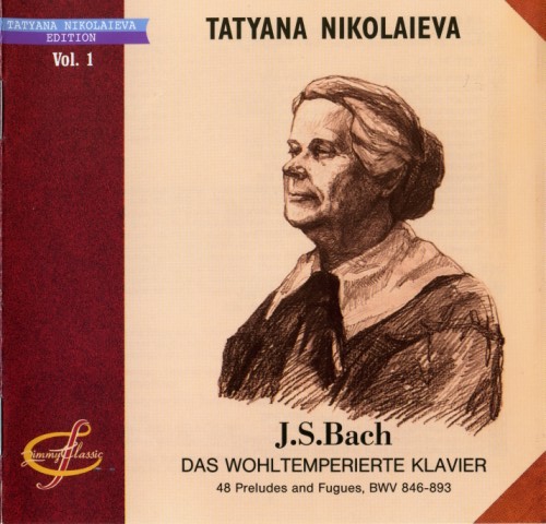 Bach Das Wohltemperierte Klavier Books I & II (T.Nikolaieva) 4 CD (1996) APE lossless