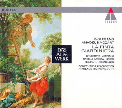Mozart – La finta giardiniera KV 196 (Gruberova, Moser, Heilmann, Margiono, Bacelli, Upshaw, Scharinger – Harnoncourt) (1992) FLAC