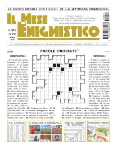 Il Mese Enigmistico N.252 – Aprile 2025
