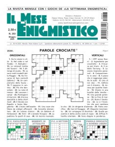 Il Mese Enigmistico N.253 – Maggio 2025