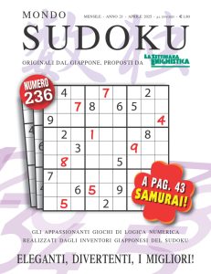 Mondo Sudoku 236 – Aprile 2025