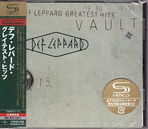 Def Leppard – Greatest Hits – Vault 1980-1995 (Japan SHM-CD + Bonus CD) (1995) WavPack lossless Def Leppard – Greatest Hits – Vault 1980-1995 (Japan SHM-CD + Bonus CD) (1995) WavPack lossless