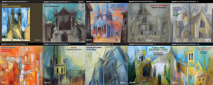 Bach Piano Transcriptions vol. 1–10 arr. Busoni, Friedman, Grainger, Murdoch, Фейнберг, Гедике, Кабалевский, Катуар, Siloti, Rummel, Reger, etc. (Демиденко, Lane, Roscoe, Milne, Plowright, etc.) (1992–2011) FLAC