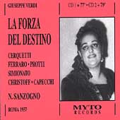 Verdi – La forza del Destino – Cerquetti, Христов, Protti, Ferraro, Simionato, Sanzogno (1957) FLAC