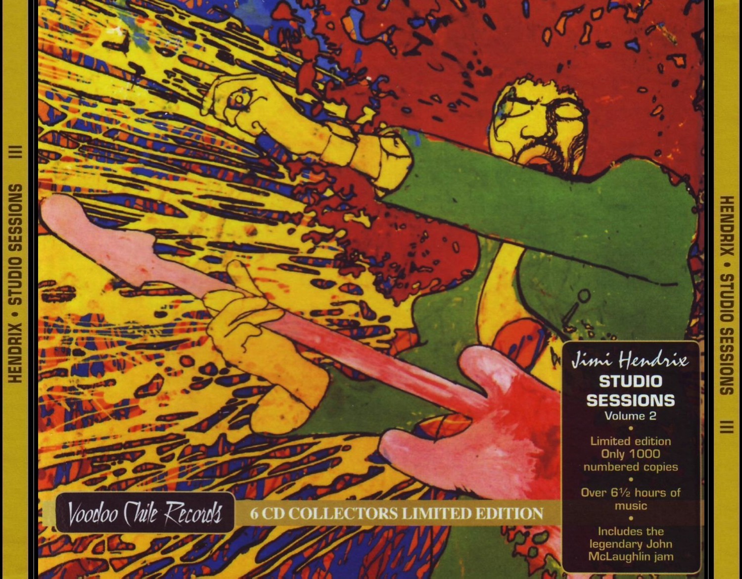 Jimi Hendrix Experience – Studio Sessions vol.1 & 2 (Voodoo Chile Records, 1967-1969, 12 CD Box-Set) (2008) FLAC