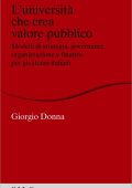 Giorgio Donna - L'università che crea valore pubblico (2018)