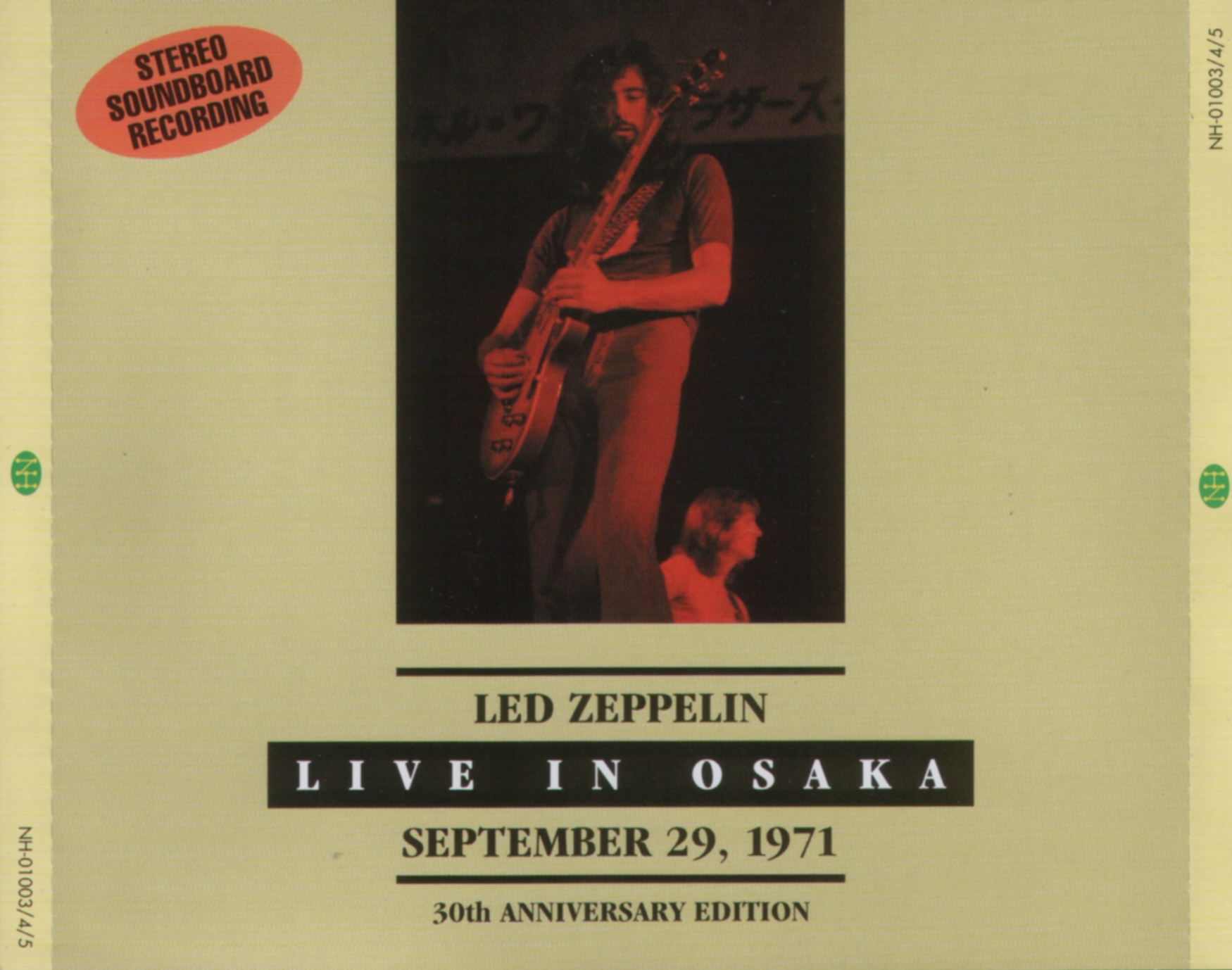 Led Zeppelin – Live In Osaka. Festival Hall, Osaka, Japan, 9/29/1971 Night Hawk (1991) FLAC