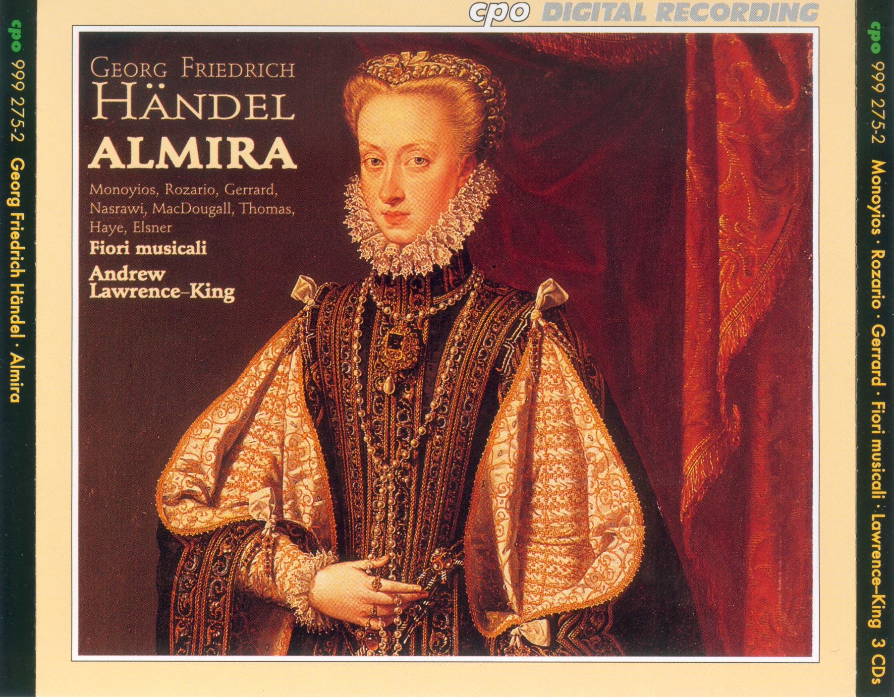 Handel – Almira, Kenigen von Castilien (Andrew Lawrence-King, Ann Monoyios, Patricia Rozario, Linda Gerrard) (1996) FLAC