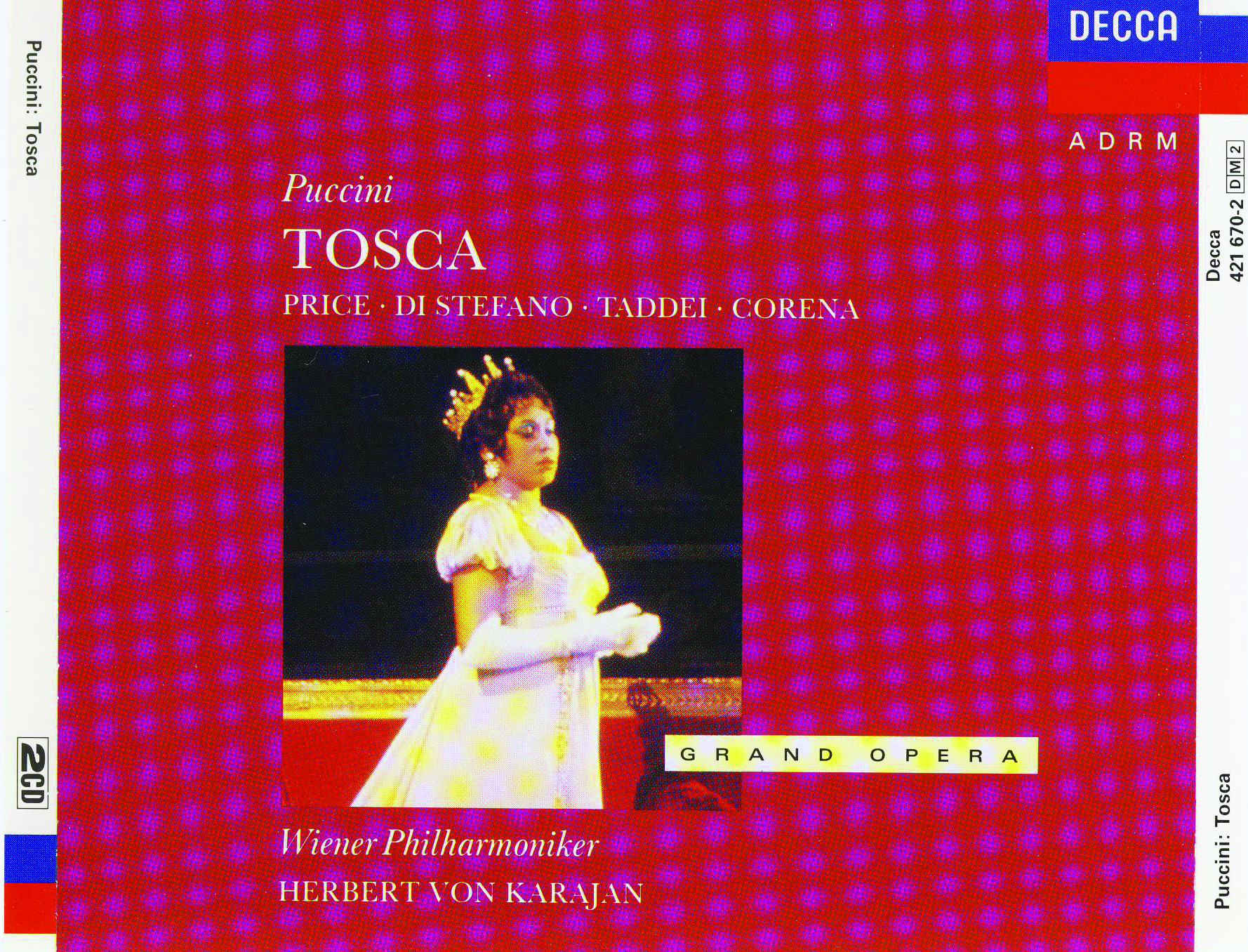 Giacomo Puccini – Tosca (Price, di Stefano, Taddei, Karajan) (1971) FLAC