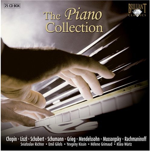 The Piano Collection (Chopin, Brahms, Schubert, Schumann, Mendelssohn, Beethoven, Мусоргский, Liszt, Рахманинов, Albeniz, Grieg, Satie, Mozart) 25 CD (2007) MP3 320 kbps