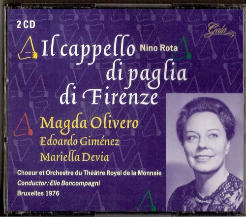 Nino Rota – Il cappello di paglia di Firenze [The Florentine Straw Hat] (Davia, Devia, Gimenez, Olivero, Pedroni – Boncompagni 1976) (1999) APE lossless