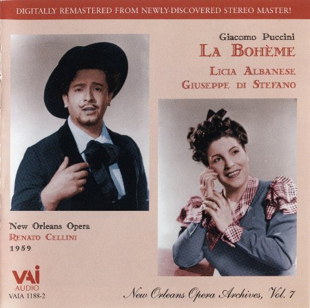 Puccini – La Boheme (Albanese, Di Stefano, Valdengo; Cellini, 1959) (1999) FLAC