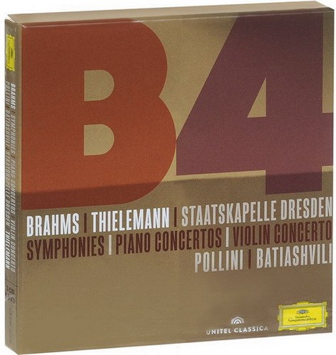 Johannes Brahms – Symphonies Nos. 1,2,3,4. Tragic Overture, Op. 81, Academic Festival Overture, Op. 80 (3 CD) (Staatskapelle Dresden, Christian Thielemann) (2014) FLAC