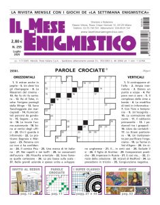 Il Mese Enigmistico N.255 – Luglio 2025