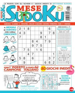 Settimana Sudoku Mese N.77 – Luglio 2025