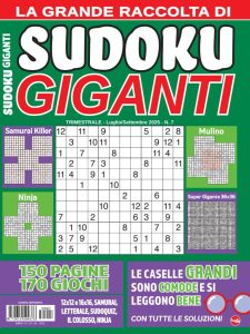 La Grande Raccolta di Sudoku Giganti N.7 – Luglio-Settembre 2025