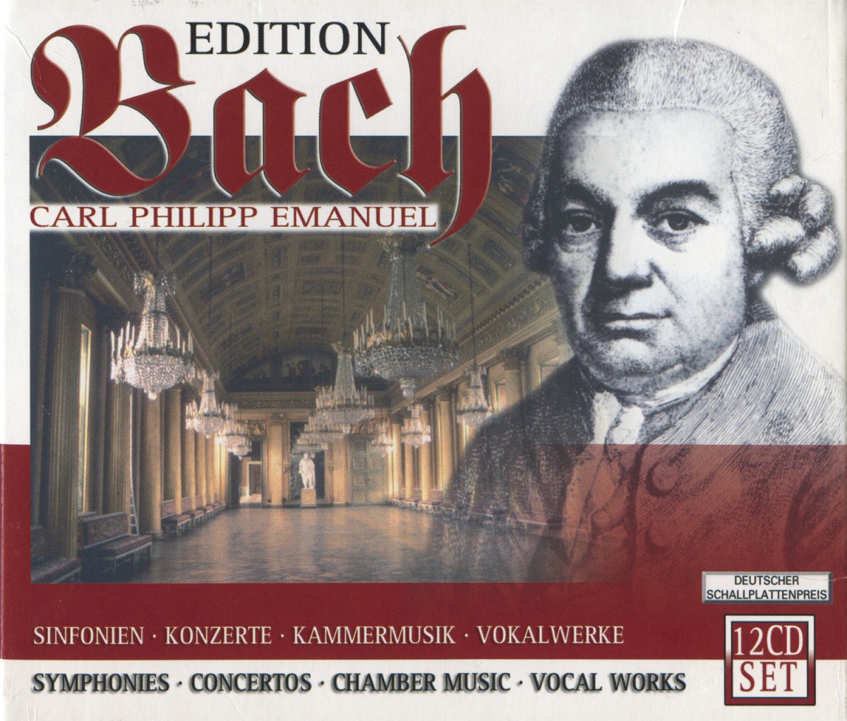 Carl Philipp Emanuel Bach Edition: Symphonies, Concertos, Chamber Music, Vocal Works (Kammerorchester ‘C.P.E. Bach’, Haenchen, Rheinische Kantorei, Das Kleine Konzert, Hermann Max, etc.) (12 CD set) (2004) MP3 320 kbps