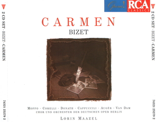 Bizet – Carmen (Moffo, Corelli, Cappuccilli, Donath / Maazel; 1970) (1995) APE lossless