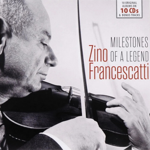 Zino Francescatti – Milestones of a Legend: J.S. Bach, Mozart, Beethoven, Chausson, Paganini, Brahms, Saint-Saens, Bruch, Mendelssohn, Чайковский, Прокофьев – Violin Concertos, Sonatas (Casadesus, Walter, Ormandy, Mitropoulos, Szell, Morel) 10 CD (2017) (1950-59), MP3 320 kbps