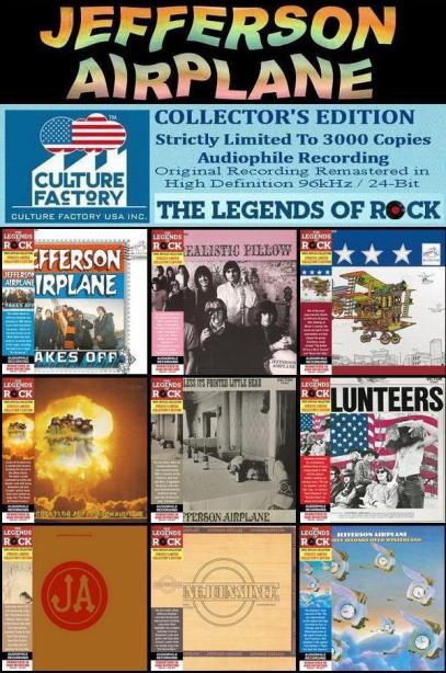 Jefferson Airplane – 9 Albums 1966-73 Vinyl Replica Collection (Culture Factory USA Remastered) (2013), FLAC