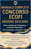 Giulia Ferri – MANUALE COMPLETO CONCORSO ECOFI REGIONE SICILIANA (2025)