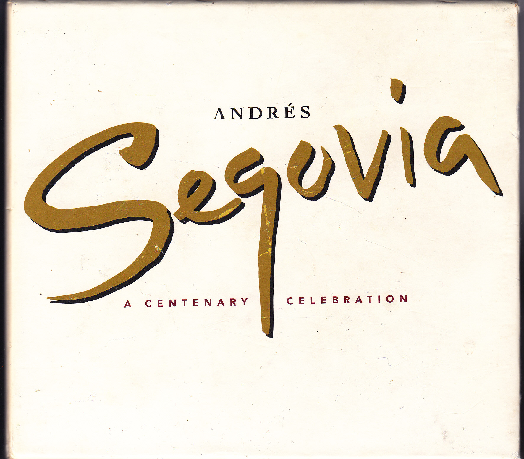 Andres Segovia – A Centenary Celebration. 4 CD Box Set. (Visee, Dowland, Purcell, Weiss, D.Scarlatti, Frescobaldi, Handel, Bach, Sor, Albeniz, Ponce, Torroba, Tarrega, Granados, Espla, Mompou) (1994) APE lossless