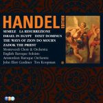 img George Frederic Handel - Handel Edition (vol.5) - Semele, La Resurrezione, Israel In Egypt, Dix