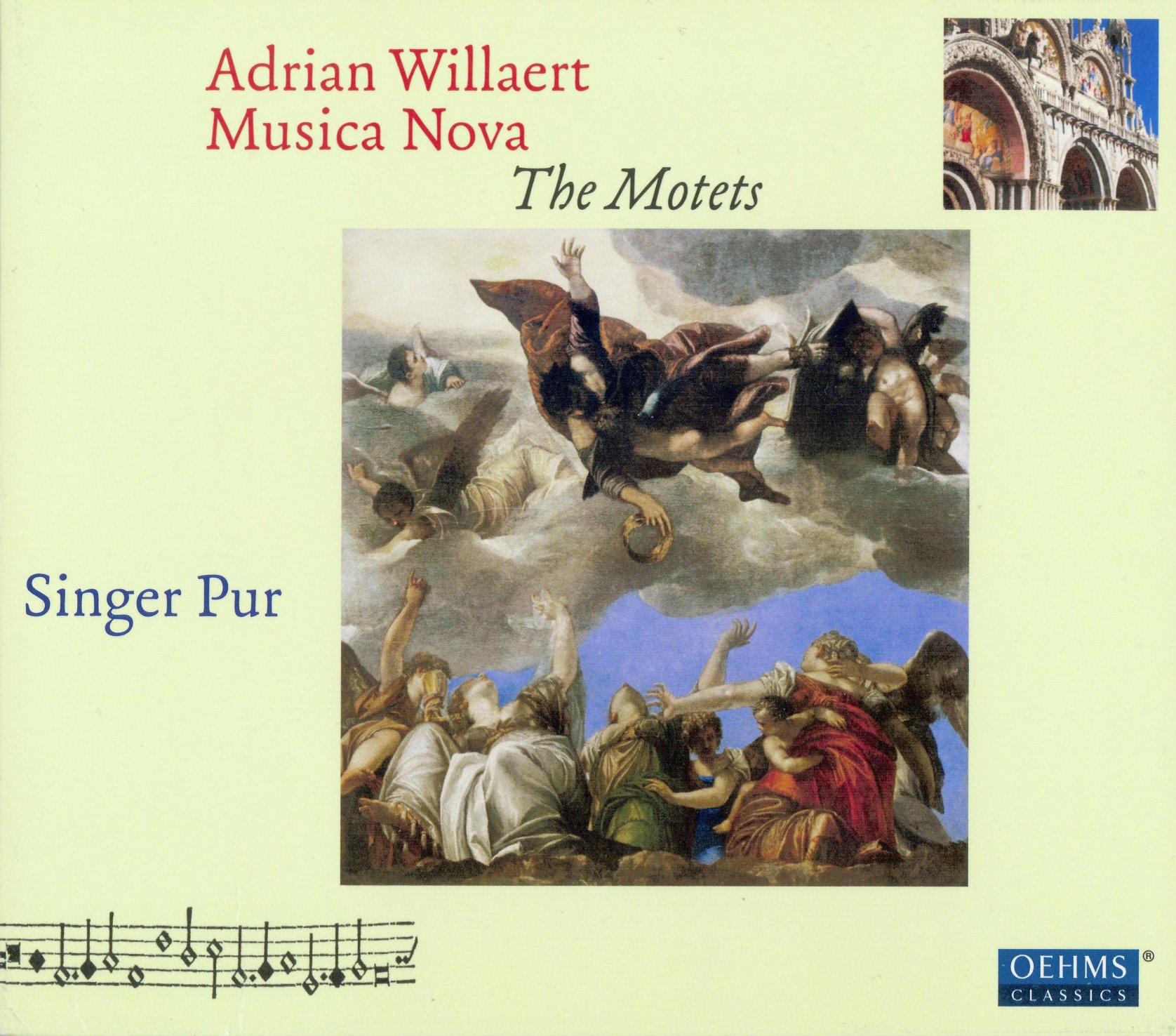 Adrian Willaert – Musica Nova: The Motets (Singer Pur) [3 CD’s] (2012) FLAC