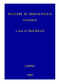 Fabio Bellia - Problemi di Diritto Penale Canonico (2019)