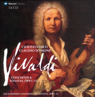 Antonio Vivaldi – Concertos and Sonatas, Opp. 1-12 + Opus 13 by Nicholas Chedeville + 6 Cello Sonatas (I Solisti Veneti, Claudio Scimone, Piero Toso, Pierre Pierlot, etc.), 18-CD set, (2007) MP3 320 kbps