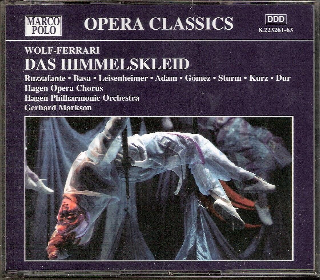 Wolf-Ferrari – Das Himmelskleid (Adam, Ruzzafante, Basa, Leisenheimer – Hagen Philharmonic Orchestra, Markson) (1997) APE lossless Wolf-Ferrari – Das Himmelskleid (Adam, Ruzzafante, Basa, Leisenheimer – Hagen Philharmonic Orchestra, Markson) (1997) APE lossless