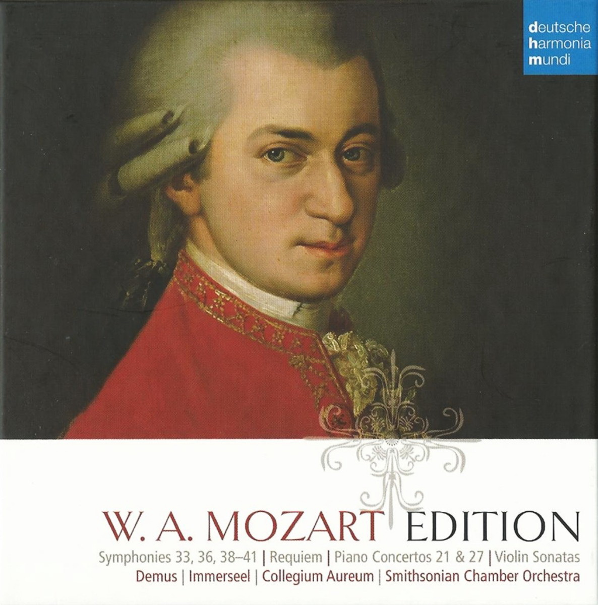 W.A. Mozart Edition: Symphonies 33, 36, 38-41; Requiem KV 626; Piano Concertos 21 & 27; Violin Sonatas (Demus, Immerseel, Collegium Aureum, Smithsonian Chamber Orchestra) (10 CD box set) (2013) MP3 320 kbps