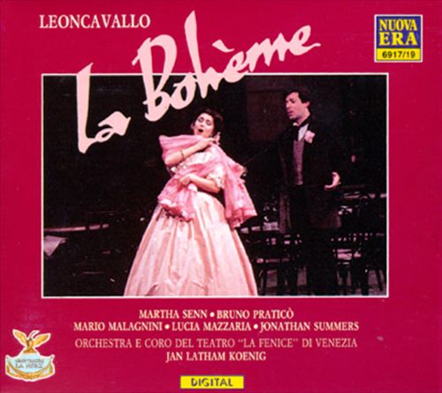 Ruggero Leoncavallo – La Boheme (Jan Latham-Konig; Lucia Malagnini, Martha Senn, Jonathan Summers, Mario Malagnini, Pietro Spagnoli, Bruno Pratico), 1990 – live from Teatro la Fenice (2008) FLAC