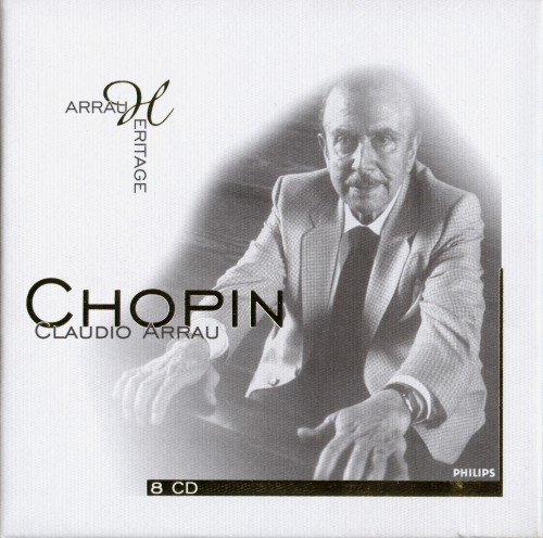 Chopin – The Piano Works – Preludes, Impromptus, Valses, Scherzos, Ballades, Nocturnes, Polonaise-Fantaisie, Piano Concertos, Krakowiak, Andante spianato, Variations (Claudio Arrau, Eliahu Inbal) (2003) MP3 320 kbps