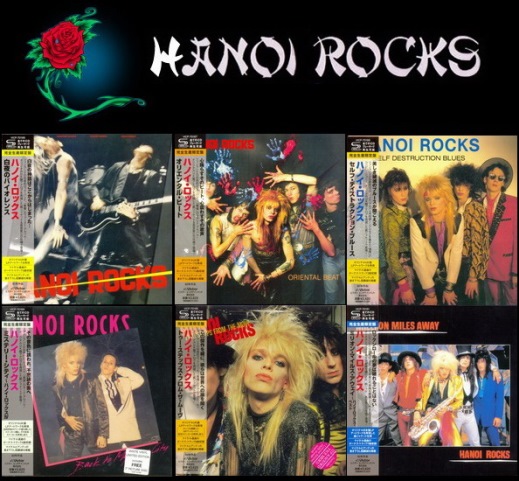 Hanoi Rocks – 6 Albums Mini LP SHM-CD (1981-86) (2013), FLAC