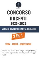 Nova Didattica – Concorso Docenti 2025–2026 – Manuale Completo 3 in 1 (in attesa del bando) Pensato per chi ha poco tempo o ha già fallito, con teoria organizzata, esercizi guidati e mappe rapide (2025) Nova Didattica – Concorso Docenti 2025–2026 – Manuale Completo 3 in 1 (in attesa del bando) Pensato per chi ha poco tempo o ha già fallito, con teoria organizzata, esercizi guidati e mappe rapide (2025)